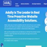 adally homepage screenshot