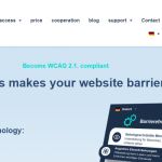 Screenshot of Digiaccess homepage