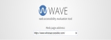 WAVE Web Accessibility Homepage Evaluation Tool